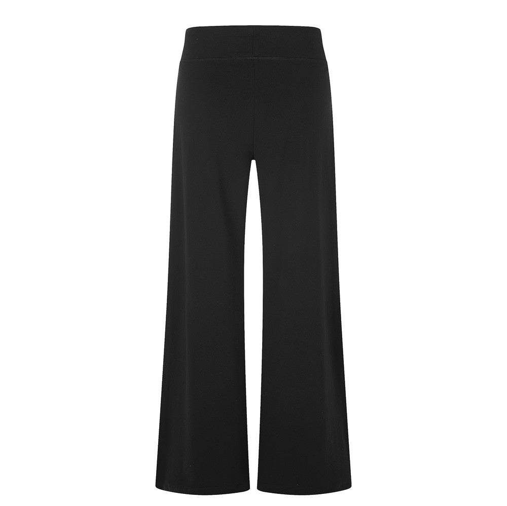 Pantalon de survêtement homme à jambes larges – Jogging évasé coupe décontractée avec taille à cordon
