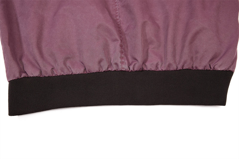 Bomber Jacket for Men – Washed Oversized Fit with Metal Clasp & Pleated Sleeves