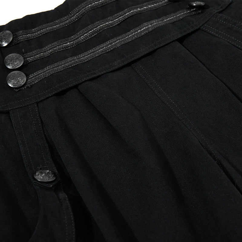 Wide-Leg Cargo Pants – High-Rise Zip Waistband & Side Pocket Detail