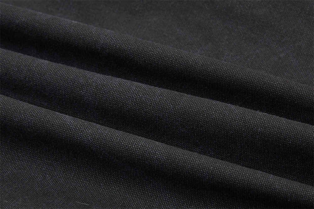 Men's Stand Collar Bomber Jacket with Sculptural Seam Detail
