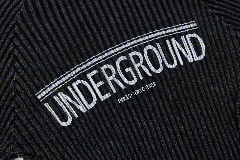 Underground Ribbed Crew Neck Sweater – Washed Slim-Fit Knit Top