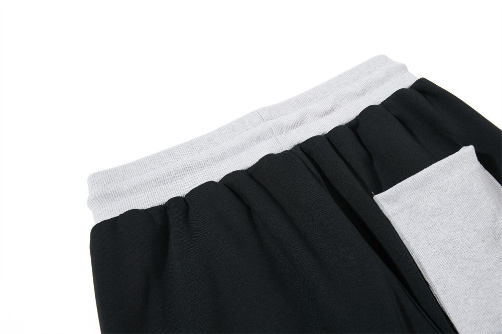 Gothic Graphic Wide-Leg Sweatpants – Men's Oversized Hip-Hop Street Pants with