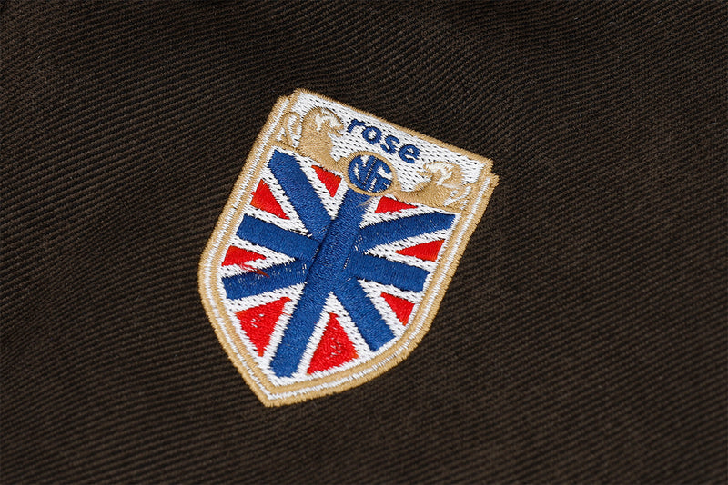Retro American Bomber Jacket with Faux Fur Collar & Star Patches