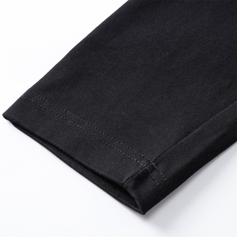 Langarmshirt mit Rundhalsausschnitt und 3D-Katzengrafik-Druck – Lässige Passform