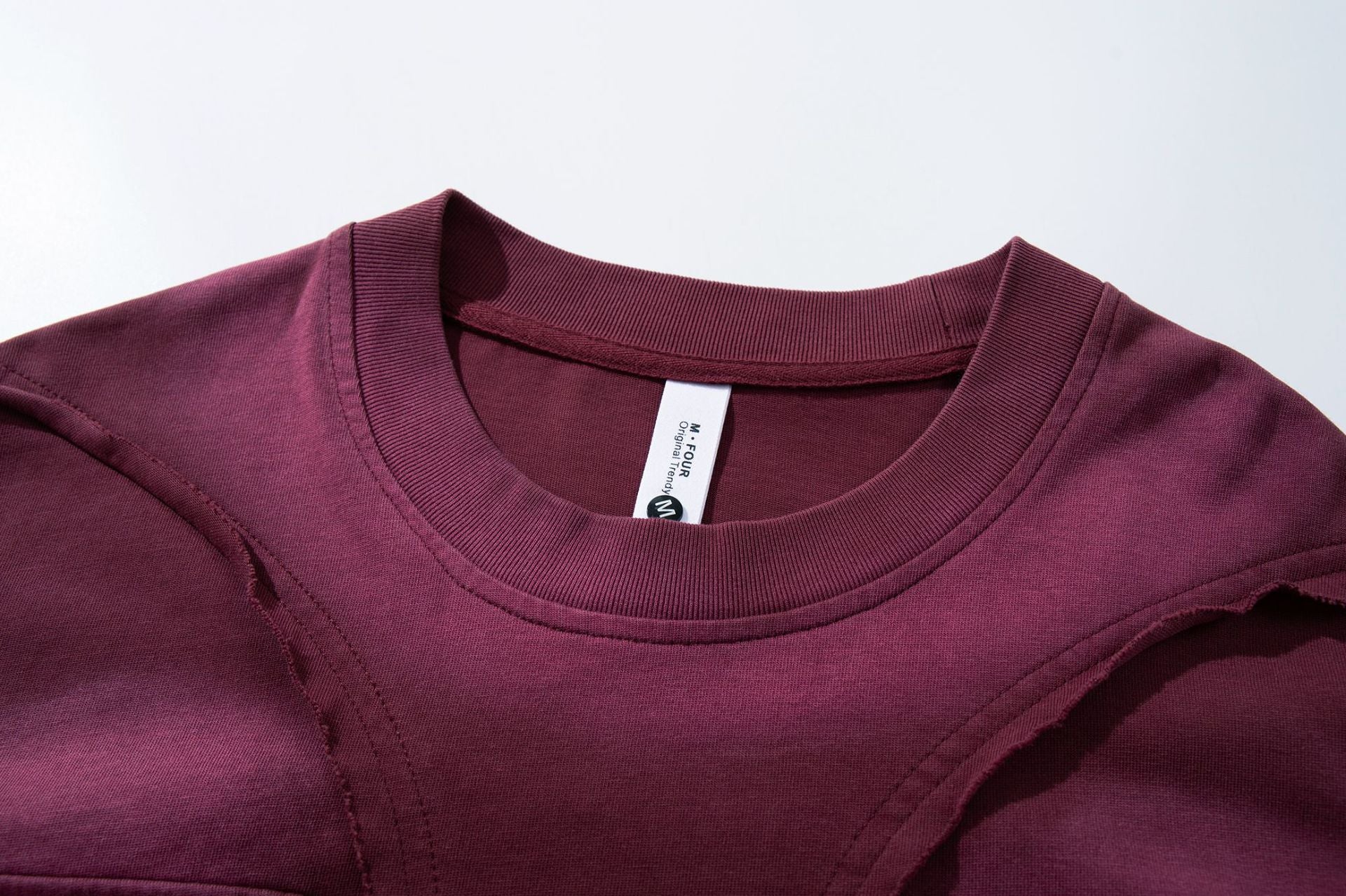 Sweat-shirt oversize à manches longues et poches cargo – Style américain vintage délavé