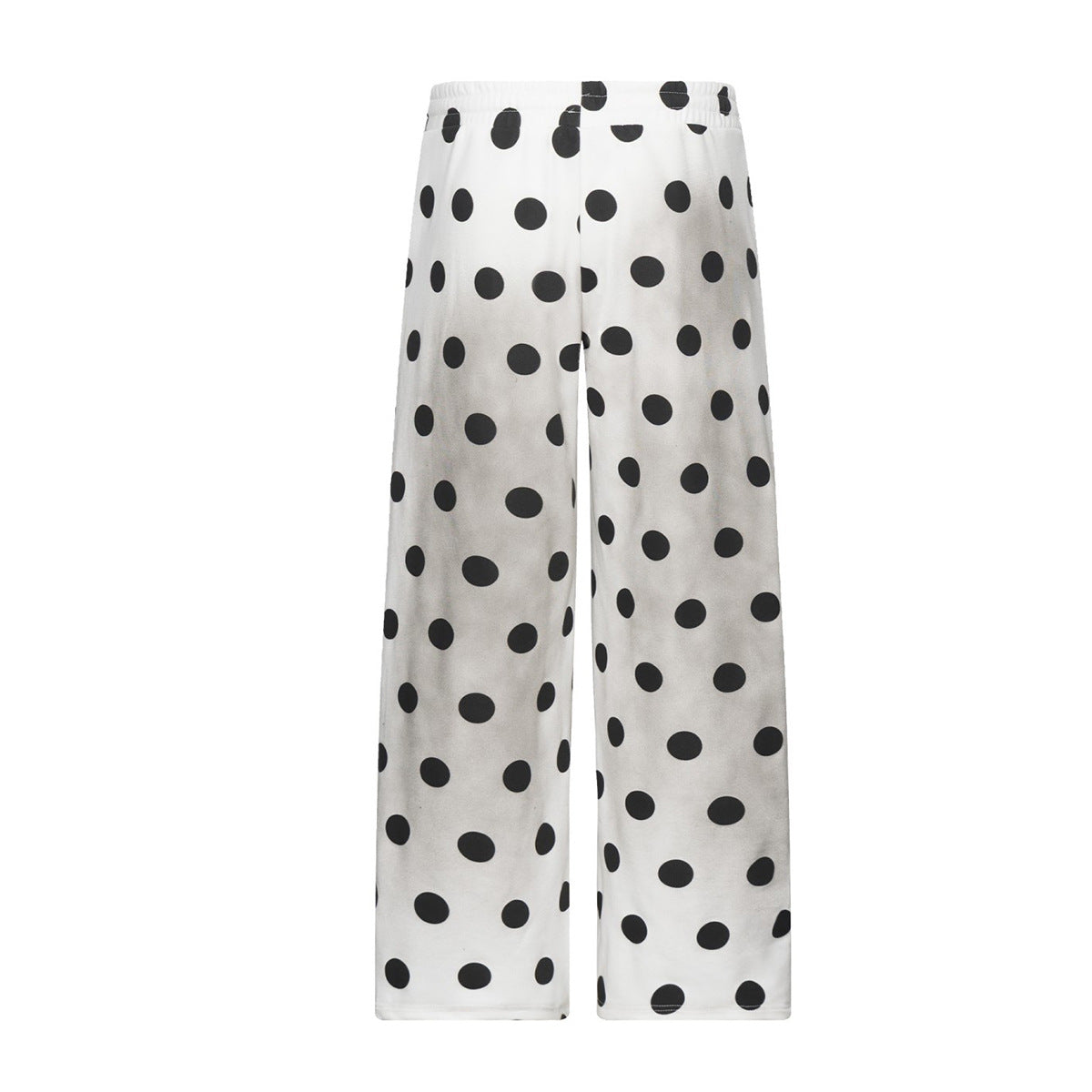 Pantalon de survêtement large à pois – Coupe décontractée délavée à l’acide