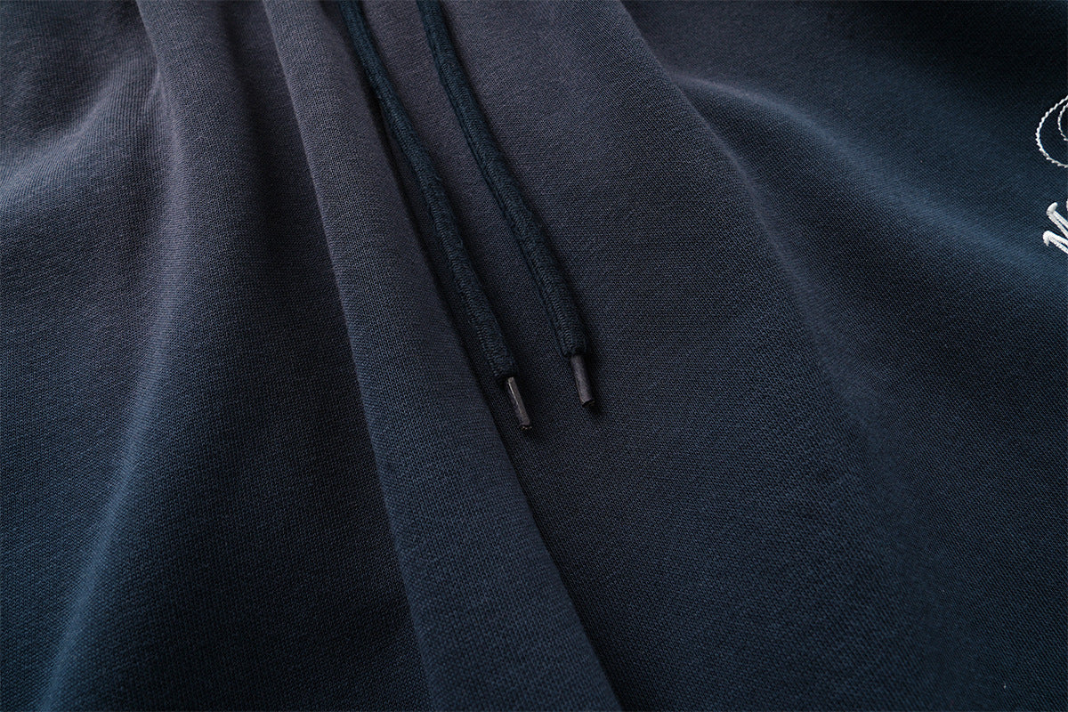 Sweatpants mit weitem Bein, Retro-Grafikpatch und geradem Schnitt