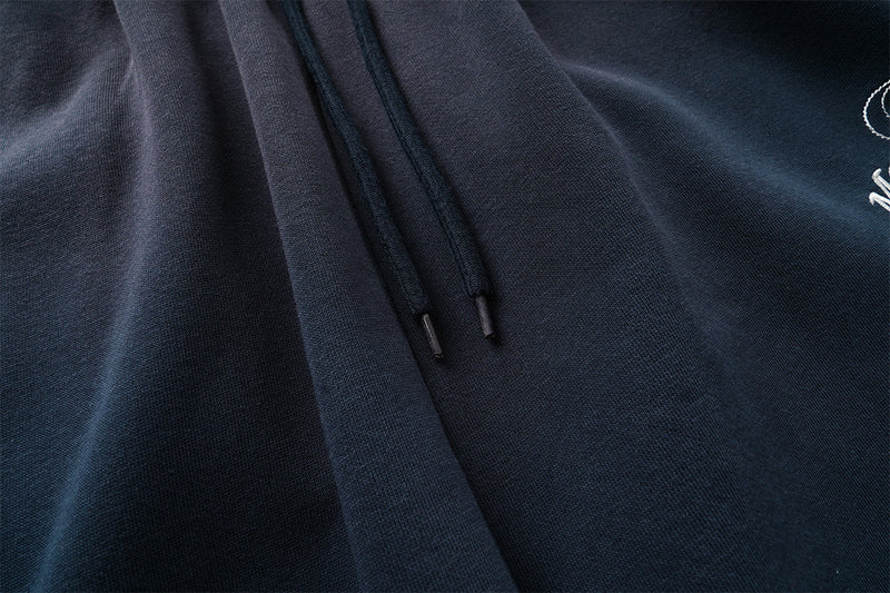 Sweatpants mit weitem Bein, Retro-Grafikpatch und geradem Schnitt