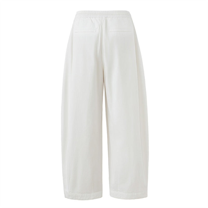 Men's Baggy Wide-Leg Pants – Relaxed Fit Drawstring Waist Street Style