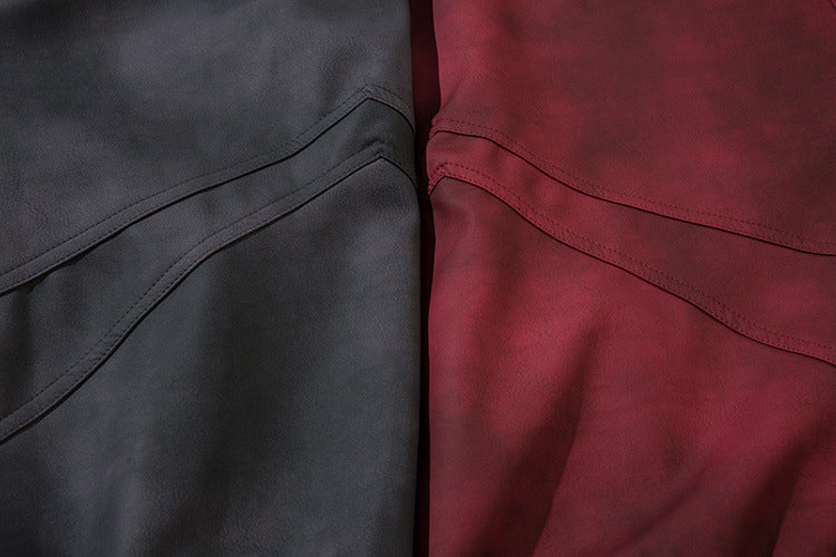 Sweat-shirt SMK à demi-zip – Col montant vintage effet délavé à l’acide