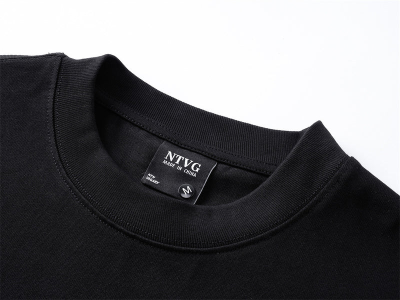 Langarmshirt mit Rundhalsausschnitt und 3D-Katzengrafik-Druck – Lässige Passform