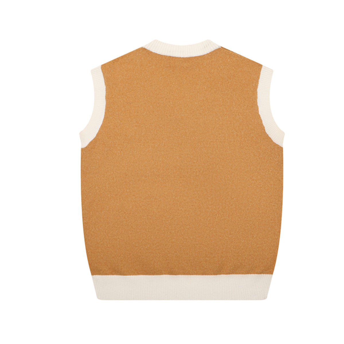 Floral Embroidery V-Neck Sweater Vest – Cottagecore Knit Sleeveless Top