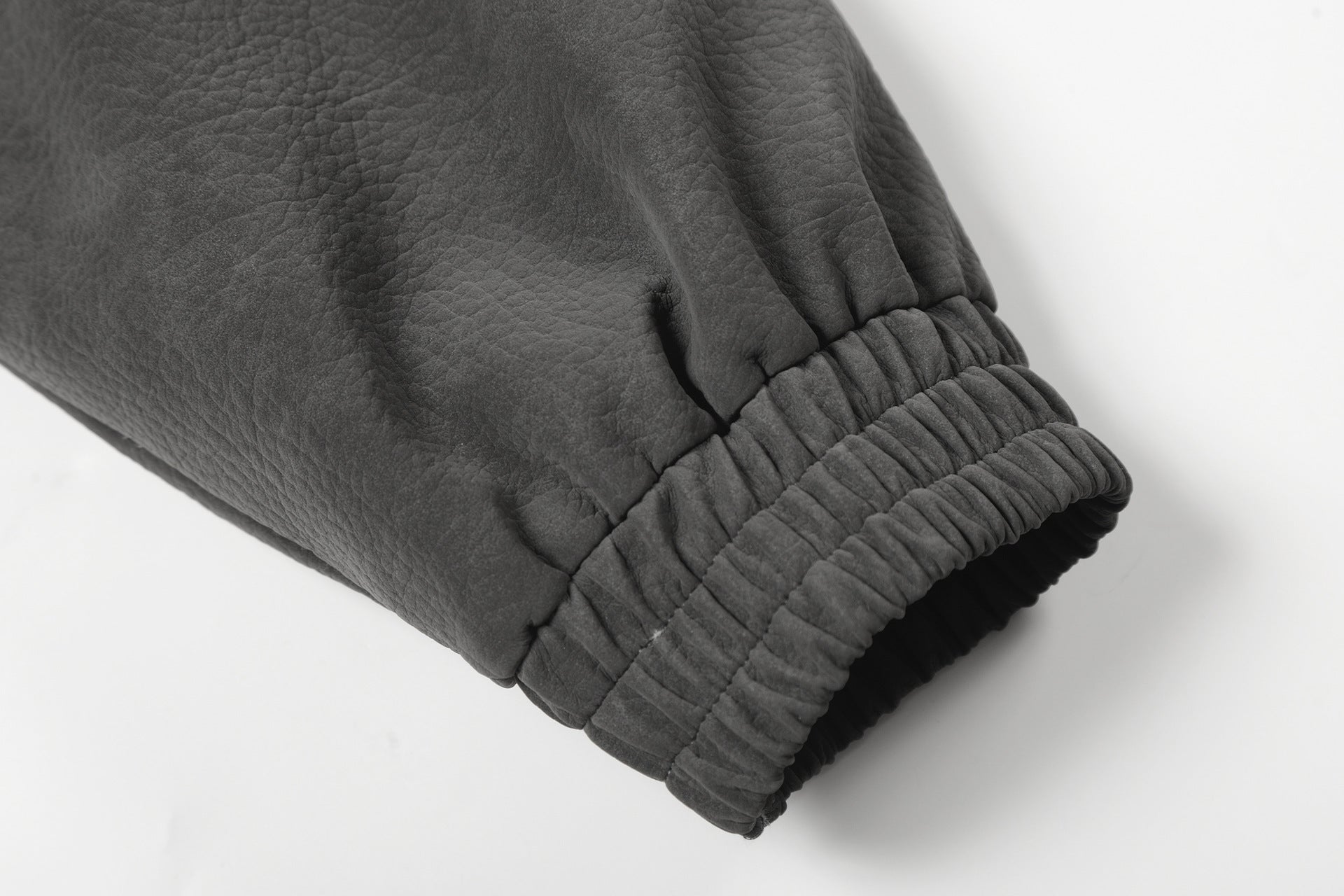 Blouson bomber oversize à capuche, vintage américain, broderie et suédine PU – Veste moto