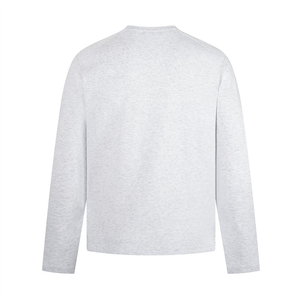 Men's Long Sleeve Crew Neck T-Shirt – Relaxed Fit