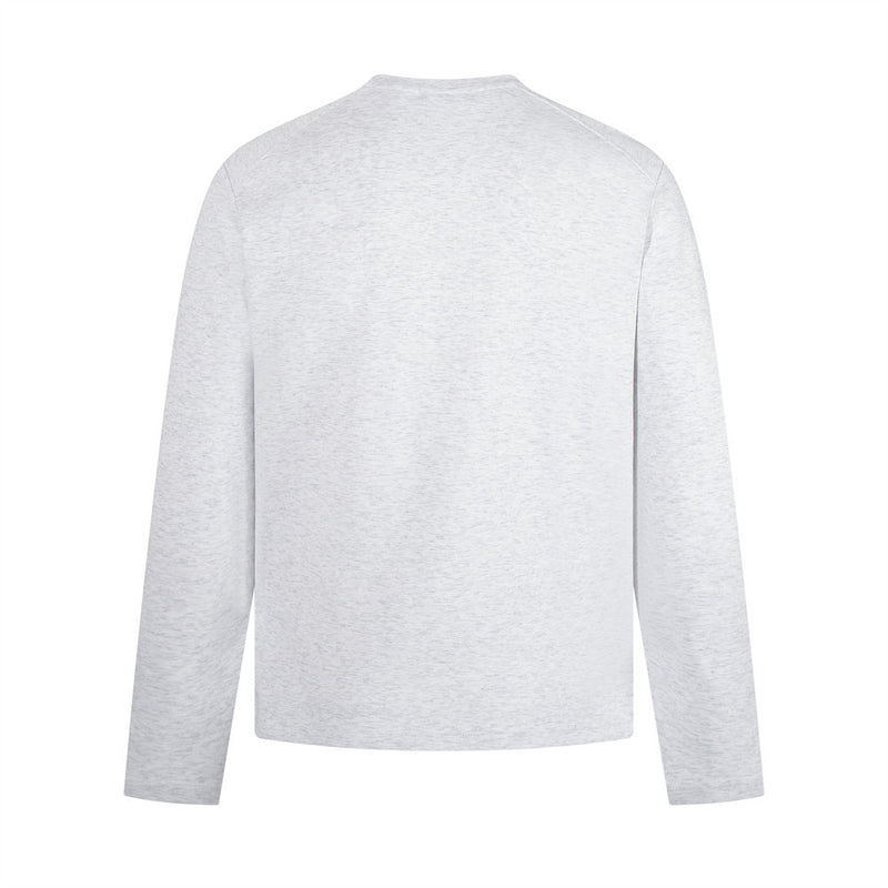 Men's Long Sleeve Crew Neck T-Shirt – Relaxed Fit