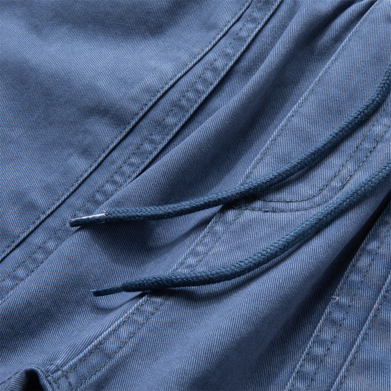 Baggy Wide-Leg Cargo Pants for Men – Vintage Workwear Style with Elastic Waist