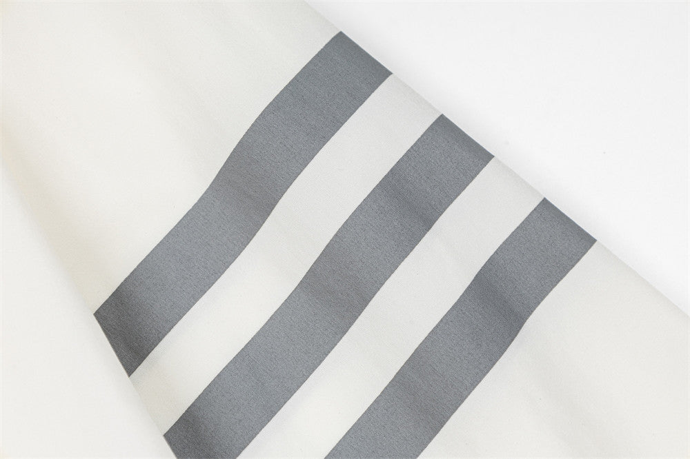 AEEA Oversized Stand Collar Track Jacket with Three-Stripe Sleeves