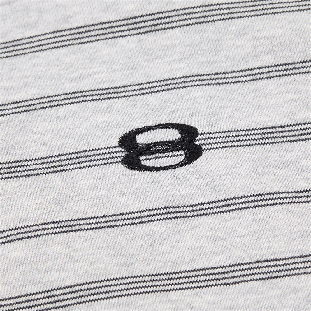 Striped Zip-Up Hoodie – Oversized Relaxed Fit Full-Zip Sweatshirt
