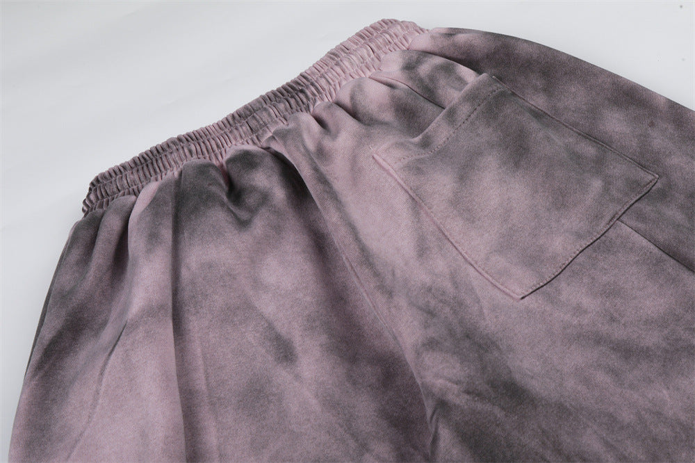 Misery For Nothing Tie-Dye Wide Leg Sweatpants – Vintage Punk Baggy Trousers