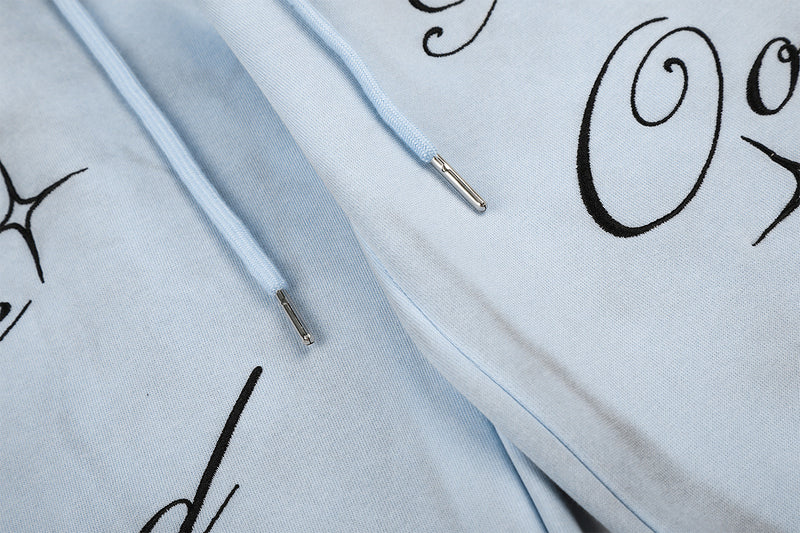 Pantalones de Chándal de Pierna Ancha con Estampado de Texto y Bolsillos Cargo