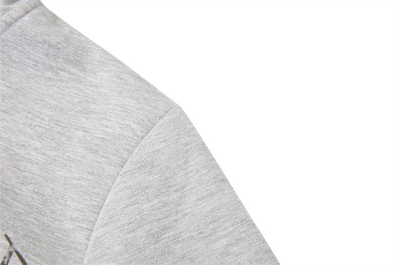 Zip Up Graphic Hoodie – MAKE MYSELF ENJOY Eagle Print Streetwear Sweatshirt