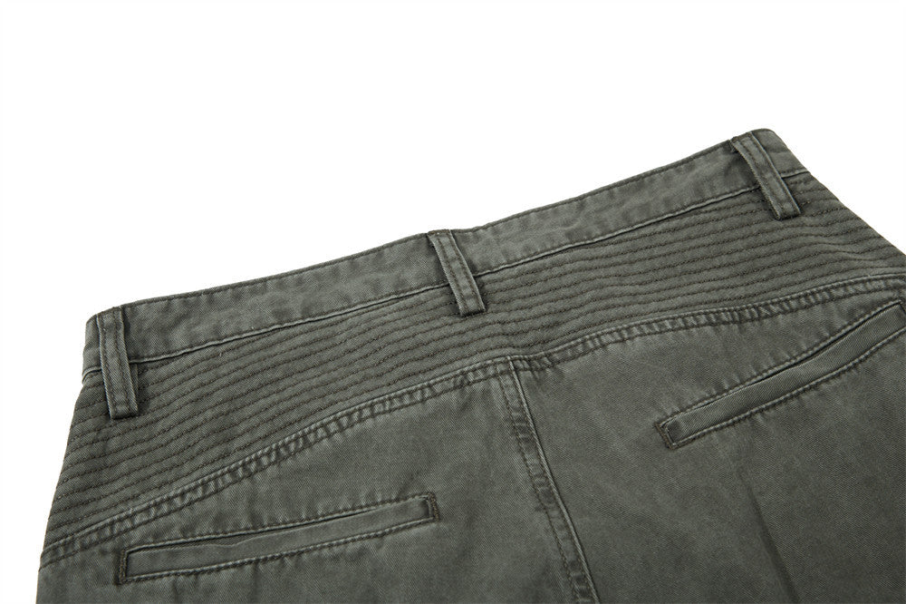 Wide-Leg Patchwork Pants – Deconstructed Arc Seam, Baggy Fit