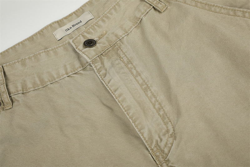 Wide-Leg Cargo Pants with Deconstructed Patchwork Seam Detail