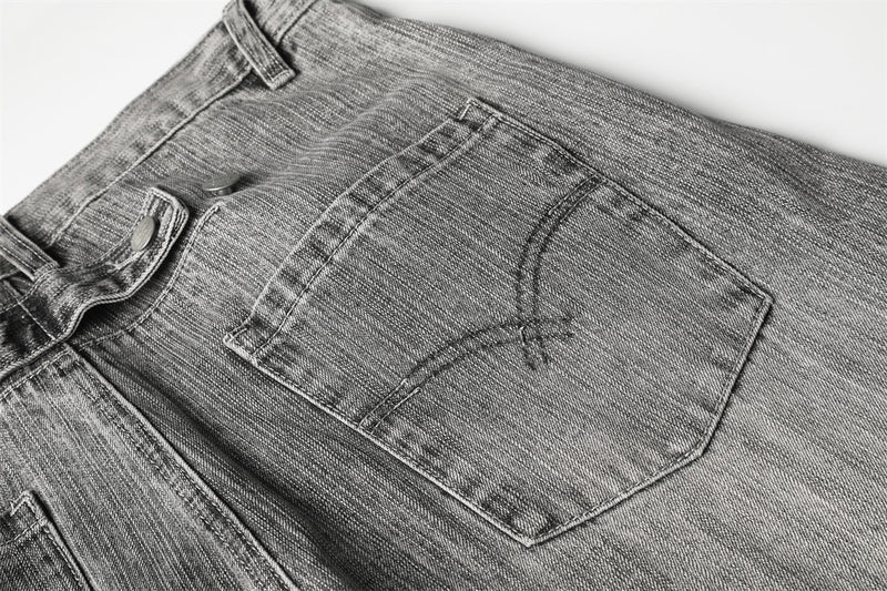 Wide-Leg Barrel Jeans – Punk Washed Vintage Silhouette