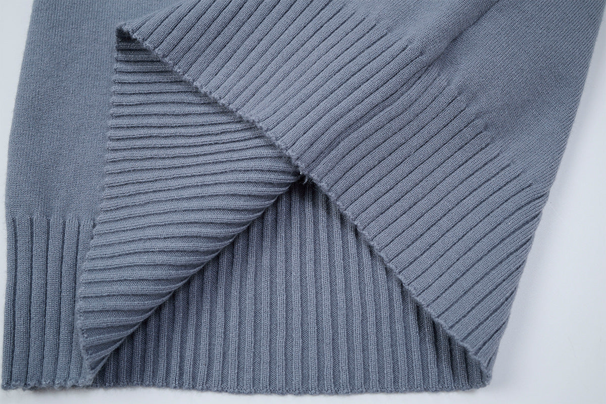 Men's Slim-Fit Ribbed Knit Crewneck Sweater