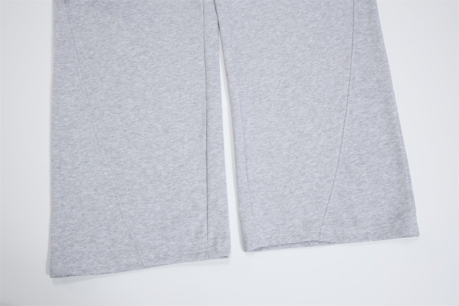 Wide-Leg-Sweathose mit Umschlagbund und Bindegürtel
