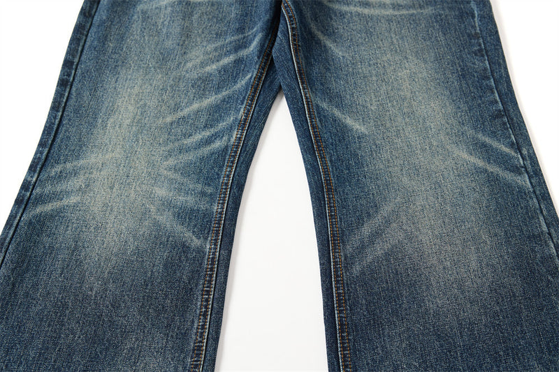 American Vintage Washed Wide-Leg Jeans – Men's Baggy Dad Pants
