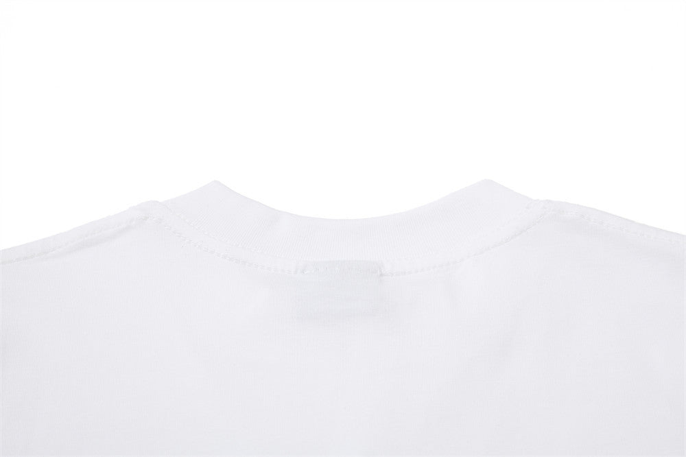 Men's Long Sleeve Henley Shirt with Cross Graffiti Sleeve Print