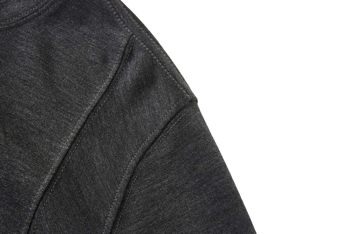 Men's Long Sleeve Crew Neck Shirt – Relaxed Fit Solid Tee