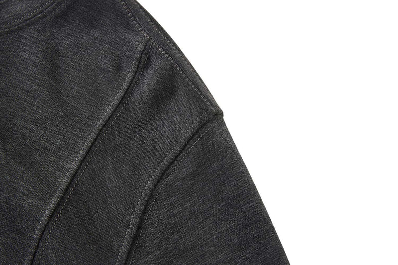 Men's Long Sleeve Crew Neck Shirt – Relaxed Fit Solid Tee