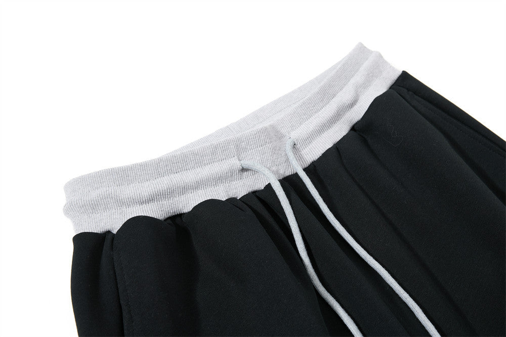 Gothic Graphic Wide-Leg Sweatpants – Men's Oversized Hip-Hop Street Pants with