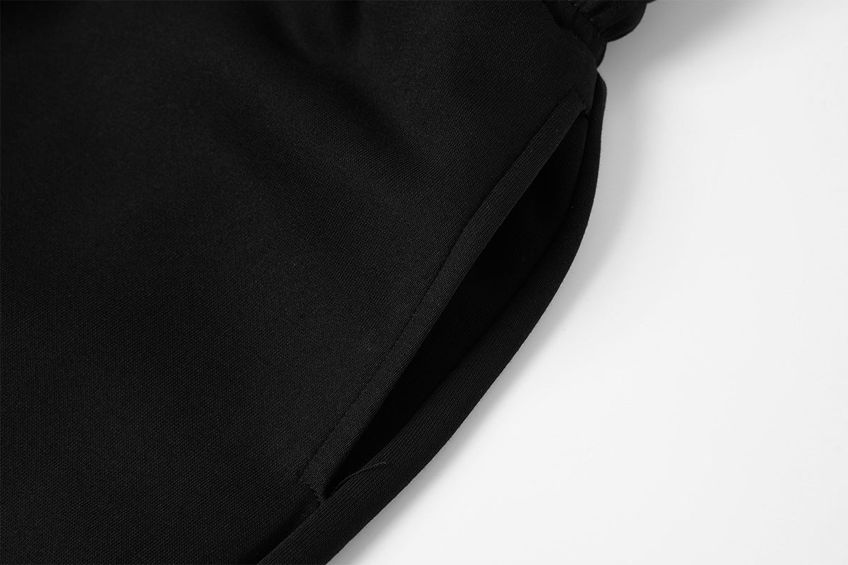 Wide-Leg Baggy Sweatpants with Fashionclub Script Print & Double-Waistband