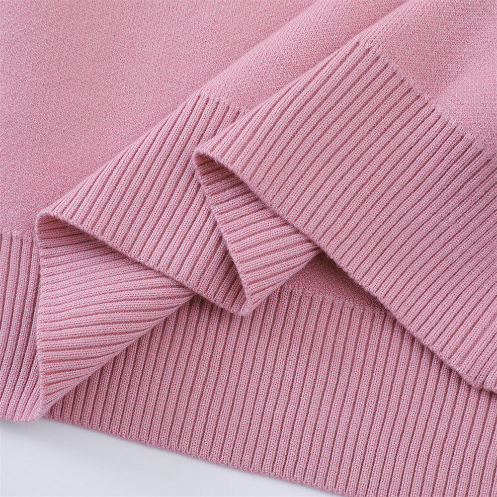 Long Sleeve Sweater Men Star Colorblock Raglan Crew Neck Knit Pullover
