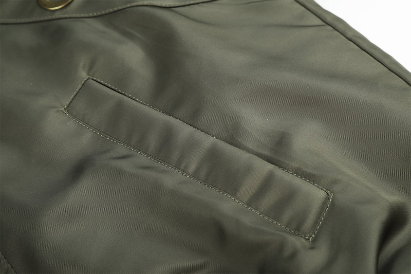 Bomber Jacket with Hoodie Faux Fur Lined Flight Jacket