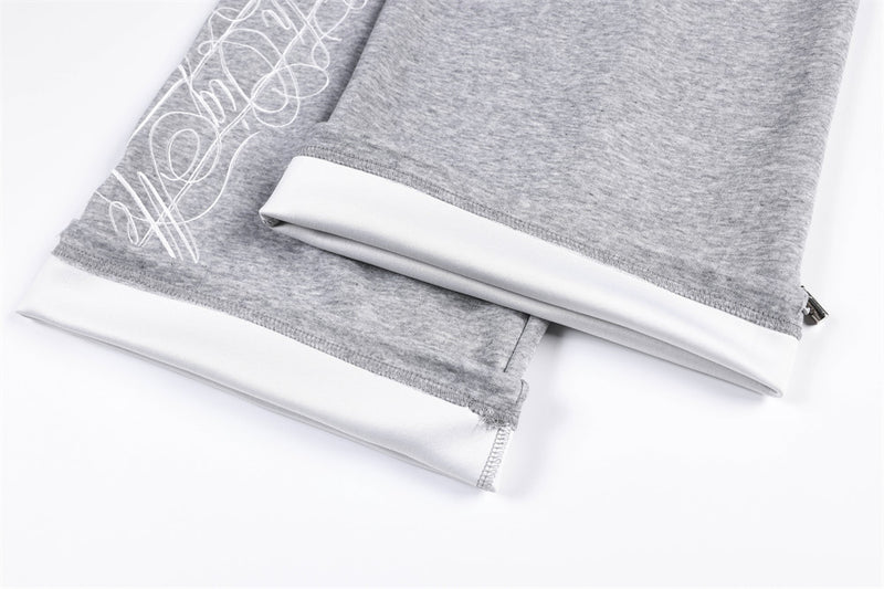Wide-Leg Sweatpants with Cross Script Graphic Print