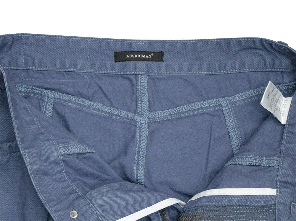 Men's Loose Fit Cargo Pants Wide Leg Bubble Pocket Deconstructed Trousers