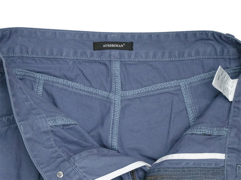 Men's Loose Fit Cargo Pants Wide Leg Bubble Pocket Deconstructed Trousers