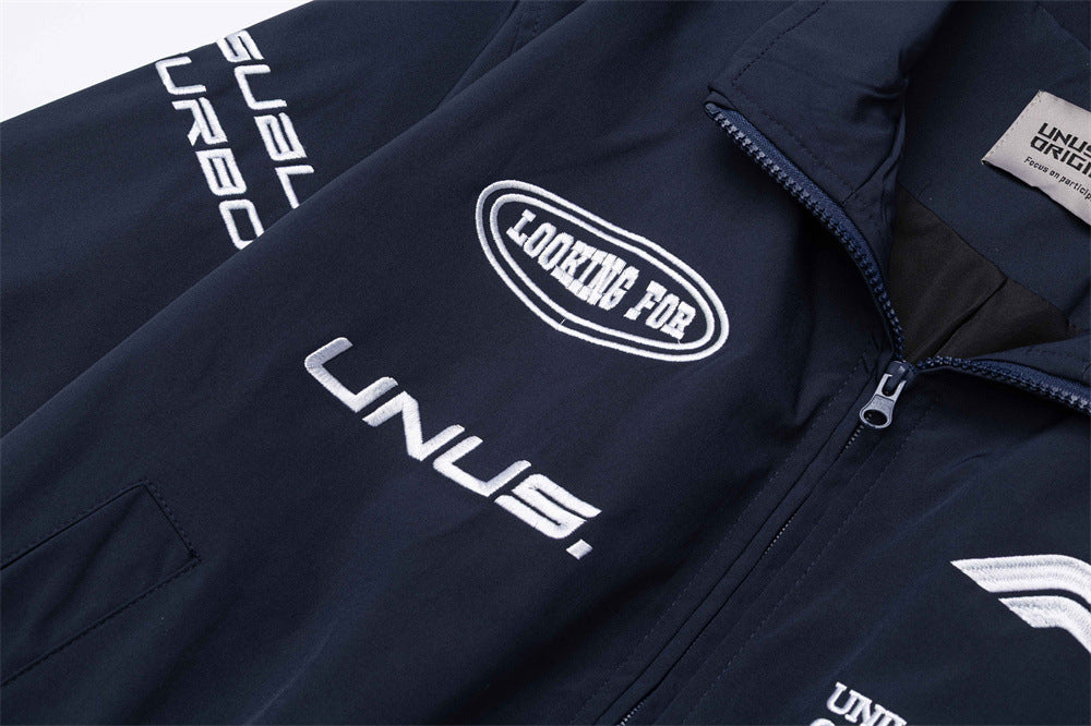 Zip Up Jacket Men – F1 Racing Graphic Oversized Bomber Jacket