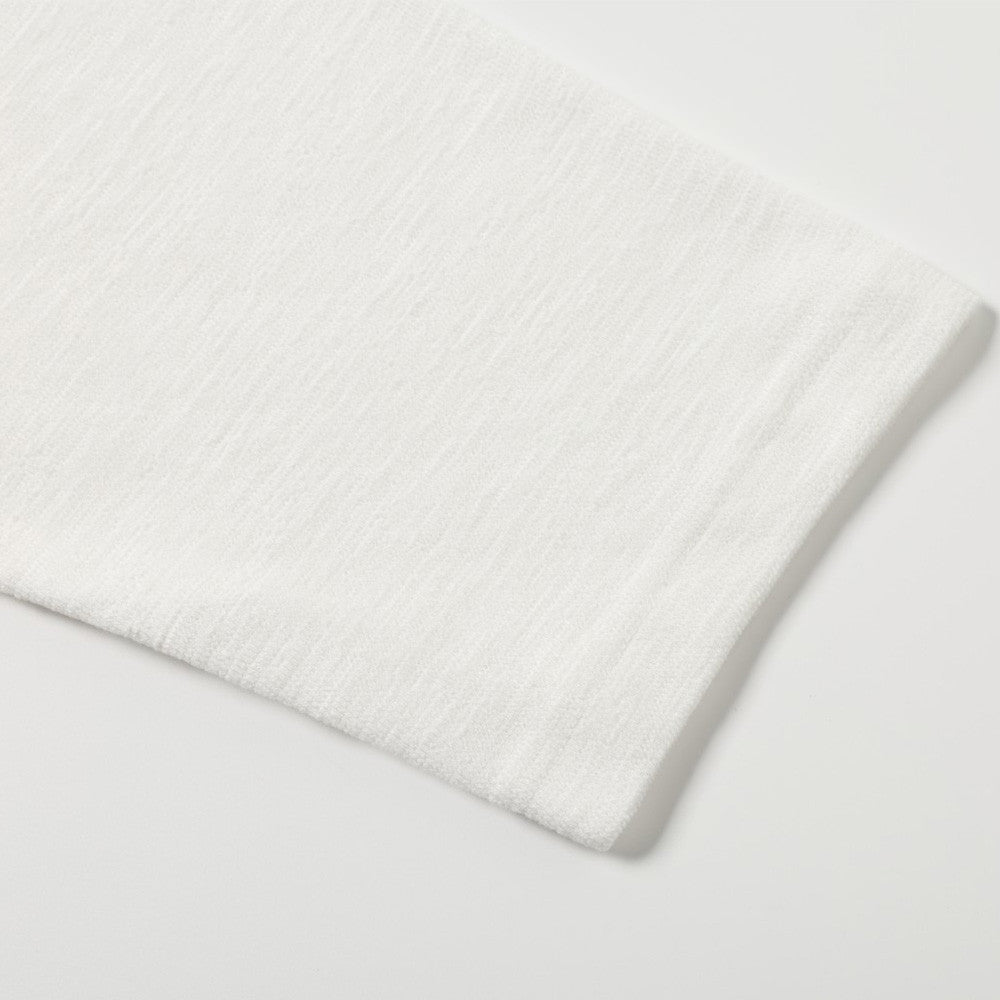 Men's Long Sleeve Henley Shirt – Relaxed Fit Graphic Pocket Top in White