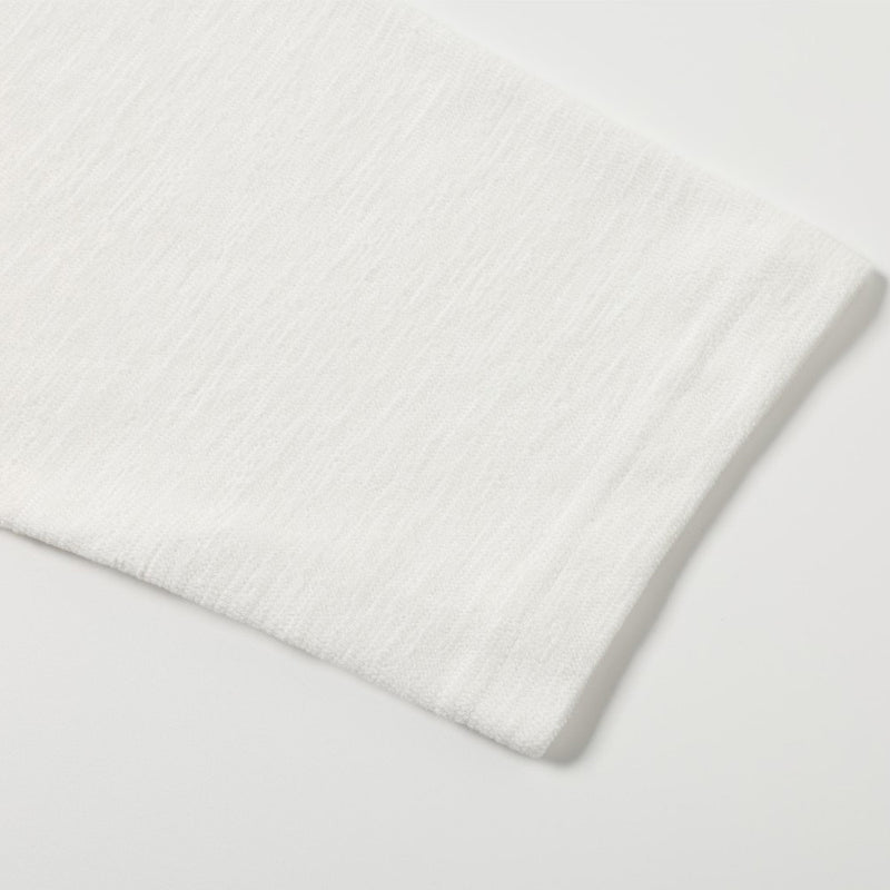 Men's Long Sleeve Henley Shirt – Relaxed Fit Graphic Pocket Top in White