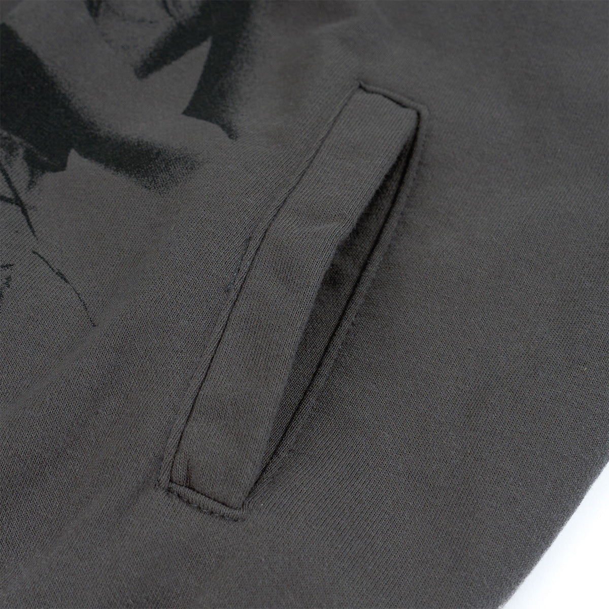 Spectravision Graphic Zip-Up Hoodie – Washed Oversized Heavy Fleece