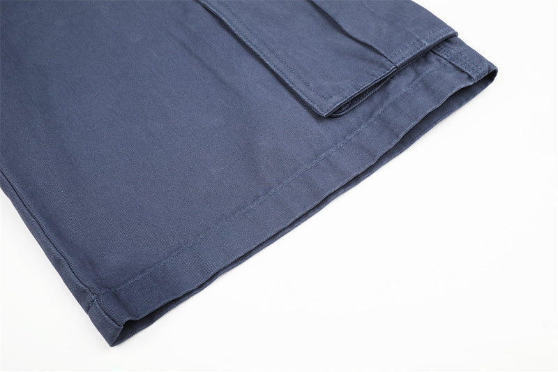 Baggy Cargo Shorts Men – Relaxed Straight-Leg Multi-Pocket Shorts