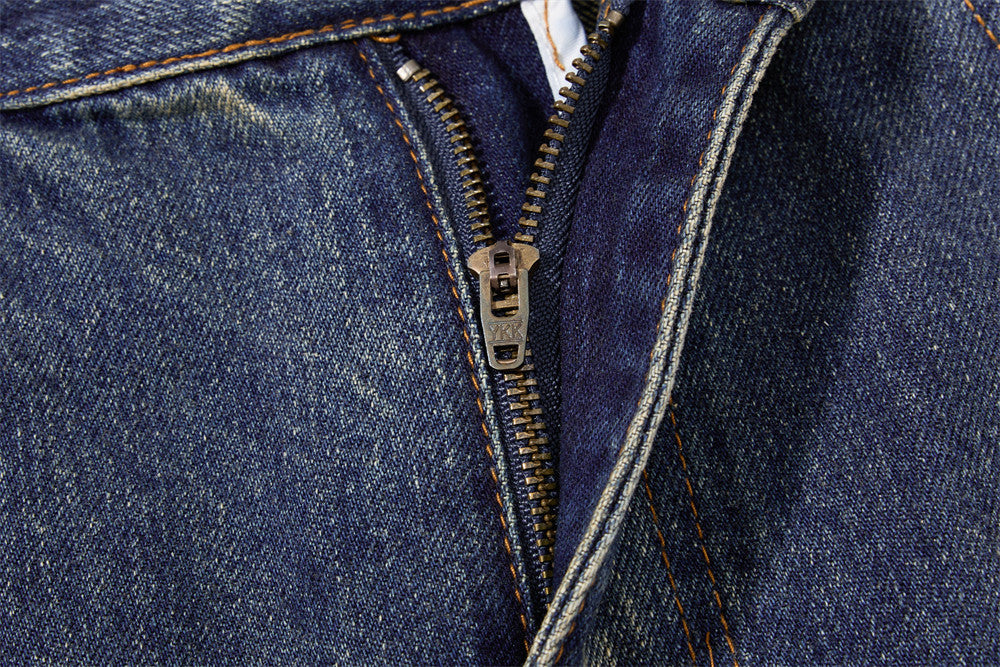 Vaqueros acampanados de pierna ancha para hombre – Denim vintage lavado y desgastado