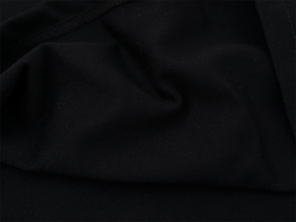 Savage Base Fake-Zweiteiler mit karierten Patchwork-Ärmeln – Oversized-Langarmshirt für Herren