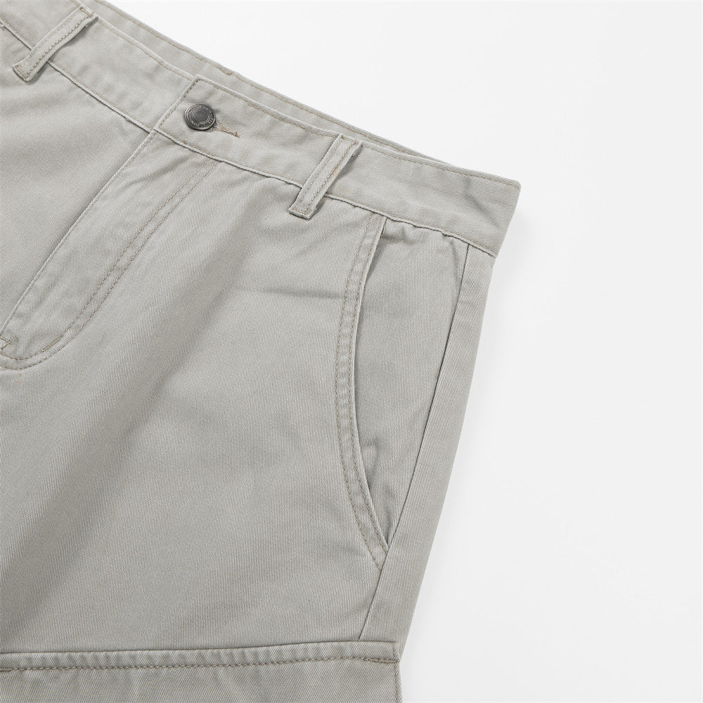Pantalon cargo wide leg – Coupe décontractée workwear à poches multiples