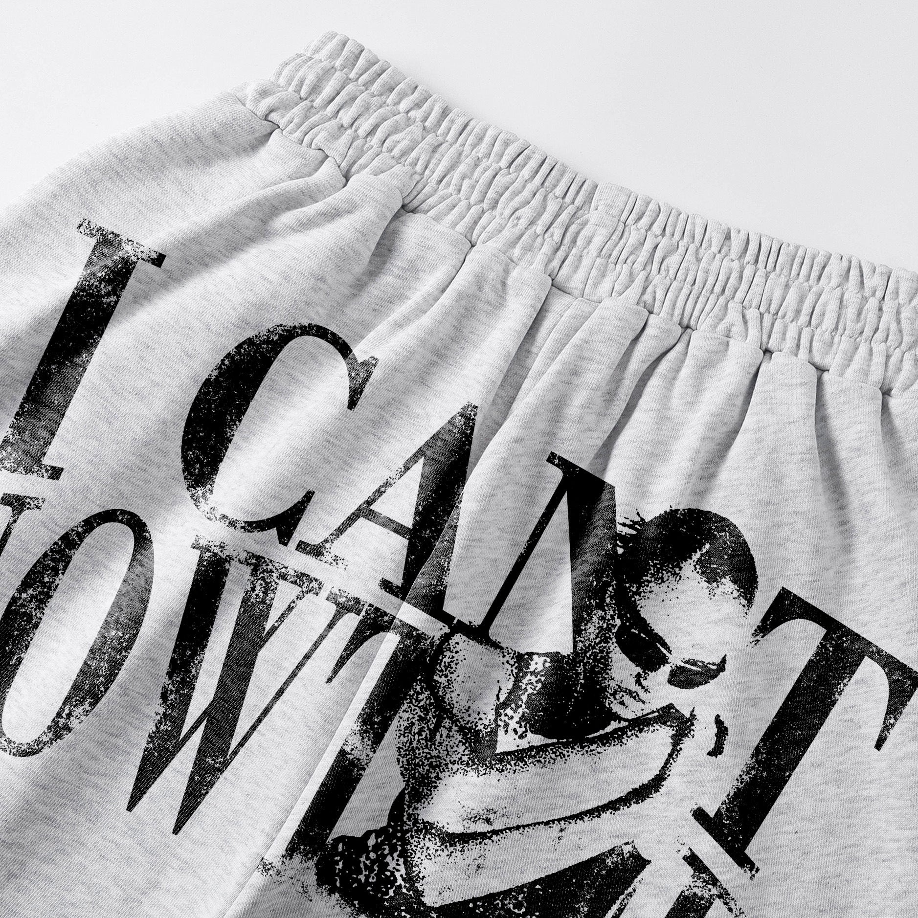 Jogginghose mit weitem Bein und Grafikprint – Hip-Hop-Streetwear-Loungehose